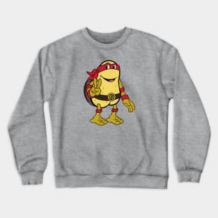 Teenage Mutant Nutty Turtle - Red Crewneck Sweatshirt